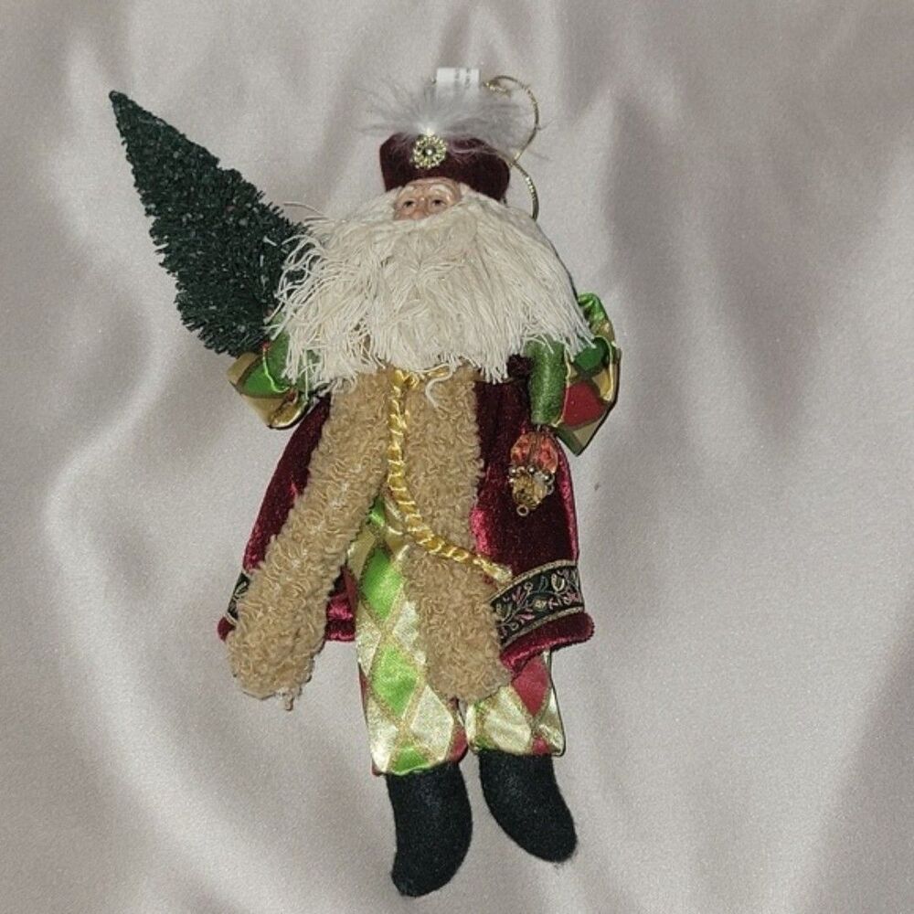 Traditional Russian Eastern Orthodox Santa Christmas Ornament 8 Inches Tall